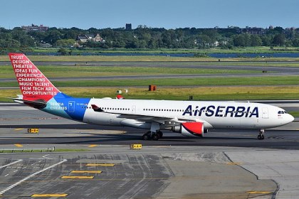 Western Europe, airline's profile combining excellence, Air Serbia reached a milestone, Air Serbia Aircraft